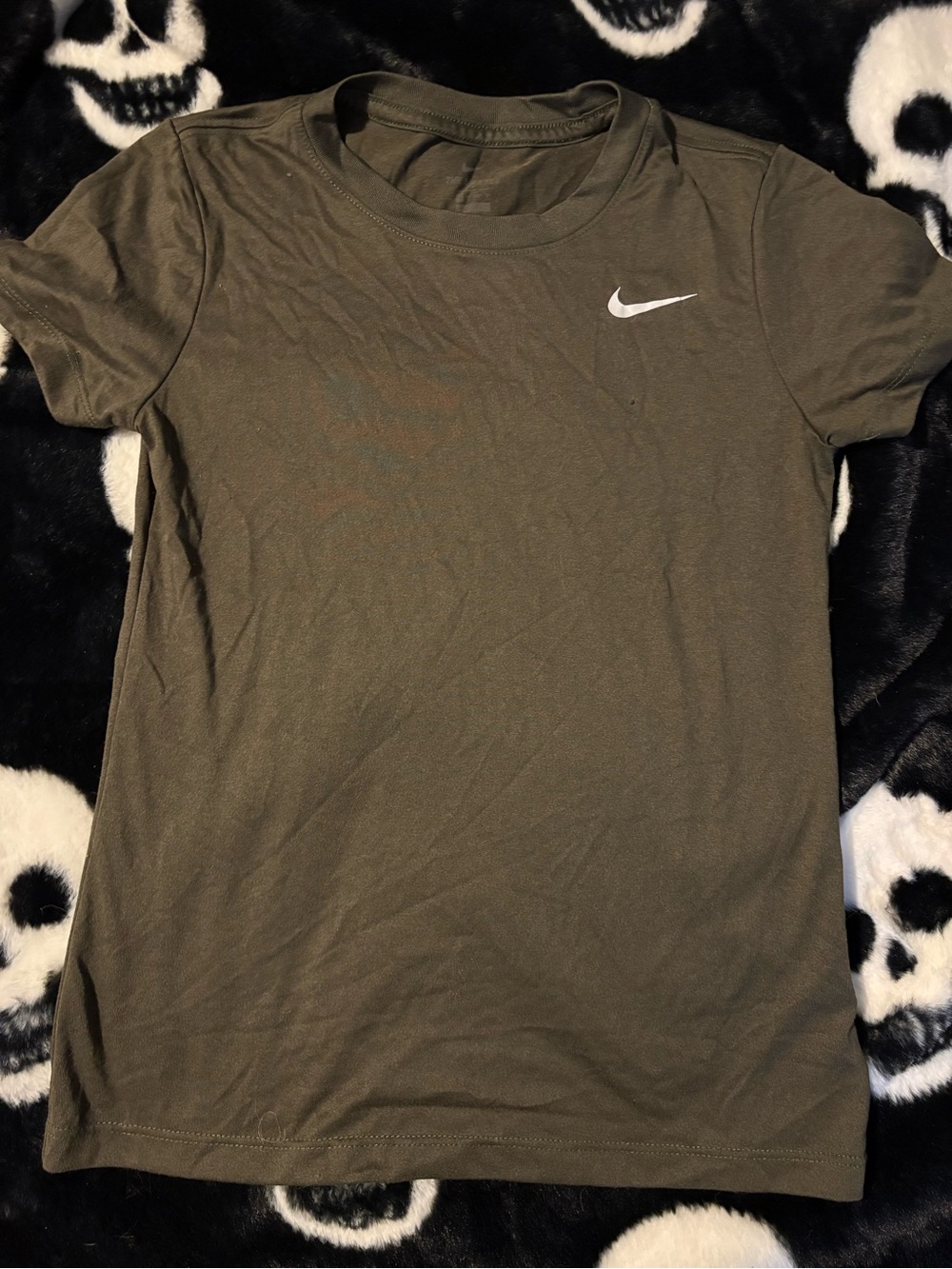 Nike Olive Crewneck Short Sleeve Tee - Women's